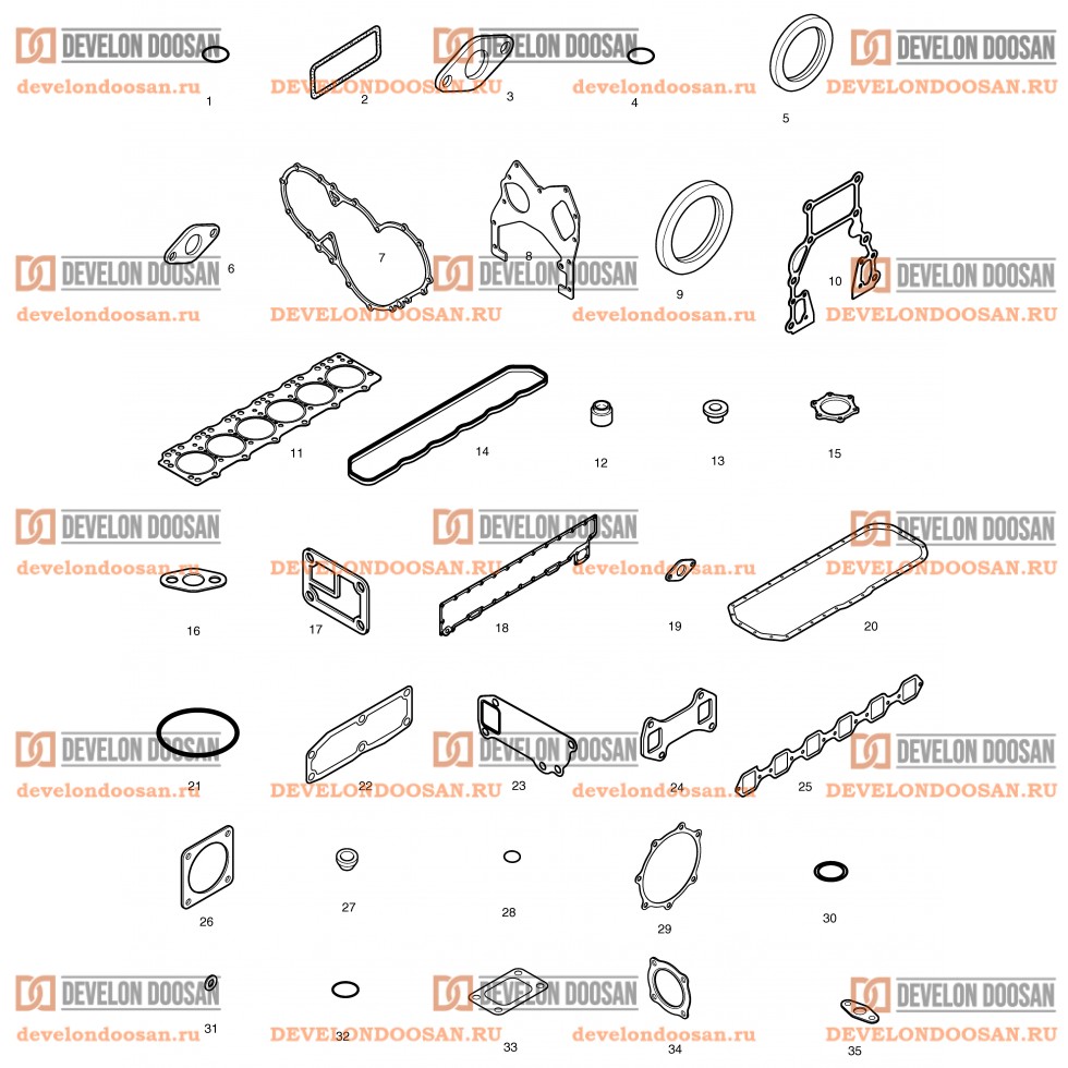 020 OVER HAUL GASKET KIT-ALL