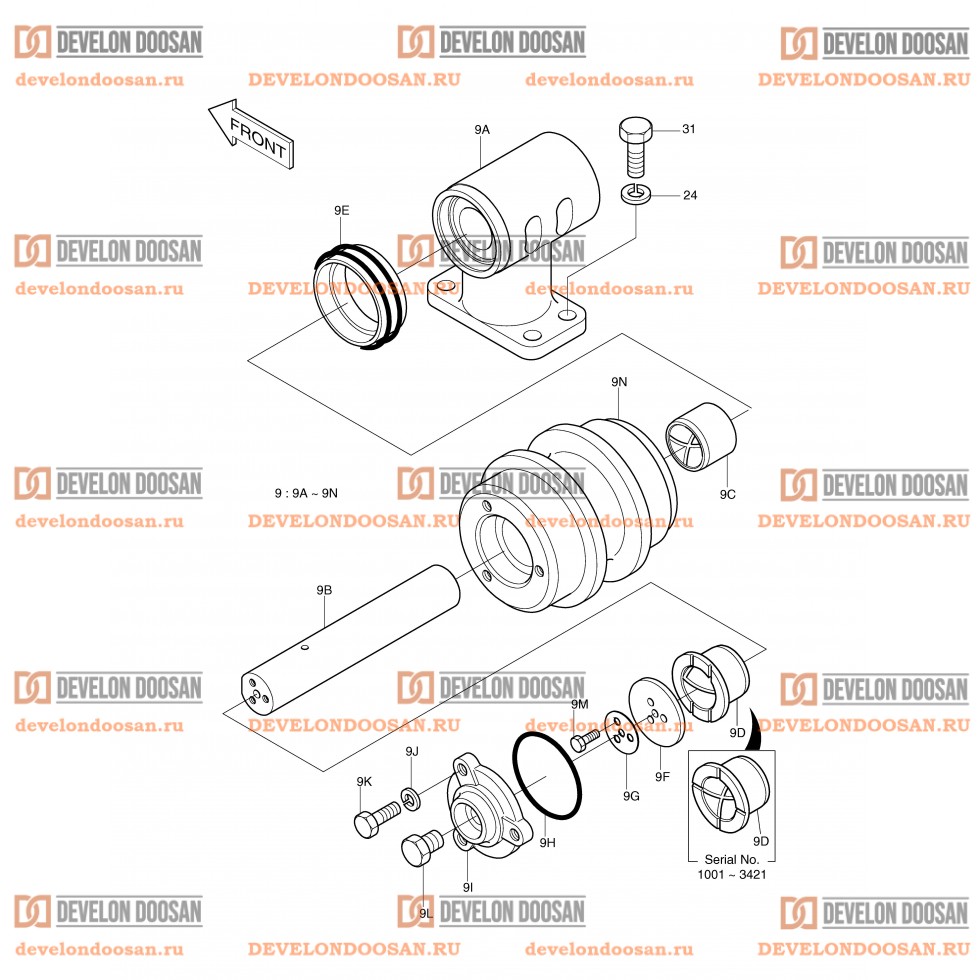 2140 UPPER ROLLER