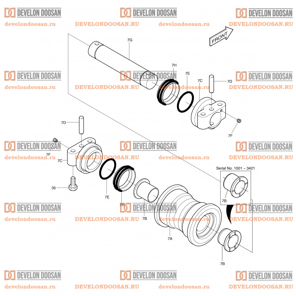 2150 LOWER ROLLER [~4440]