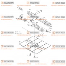 2160 TRACK SHOE ASS`Y-600G  [~4373 ]
