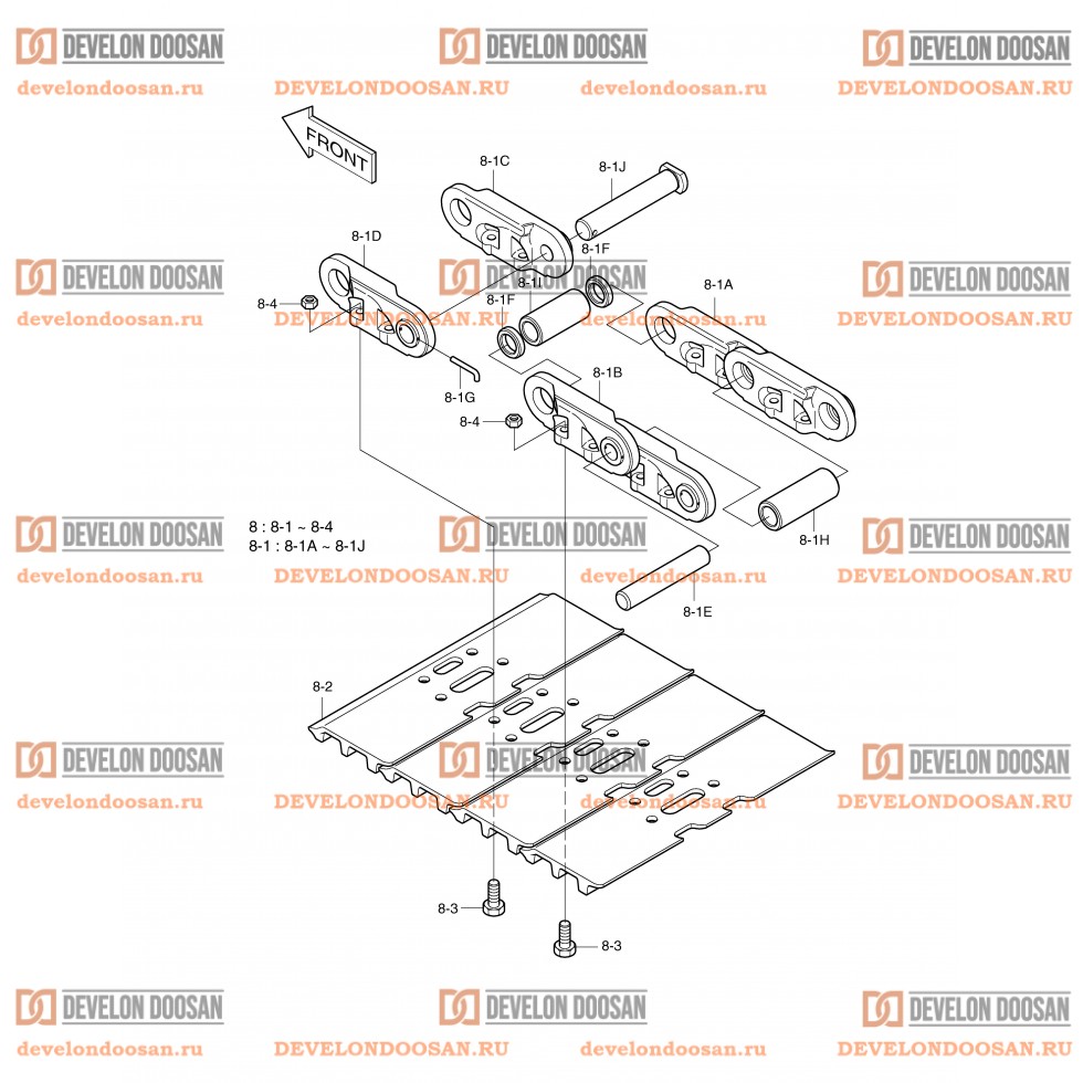 2160 TRACK SHOE ASS`Y-600G  [~4373 ]