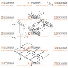 2161 TRACK SHOE ASS`Y-600G  [ 4374~ ]