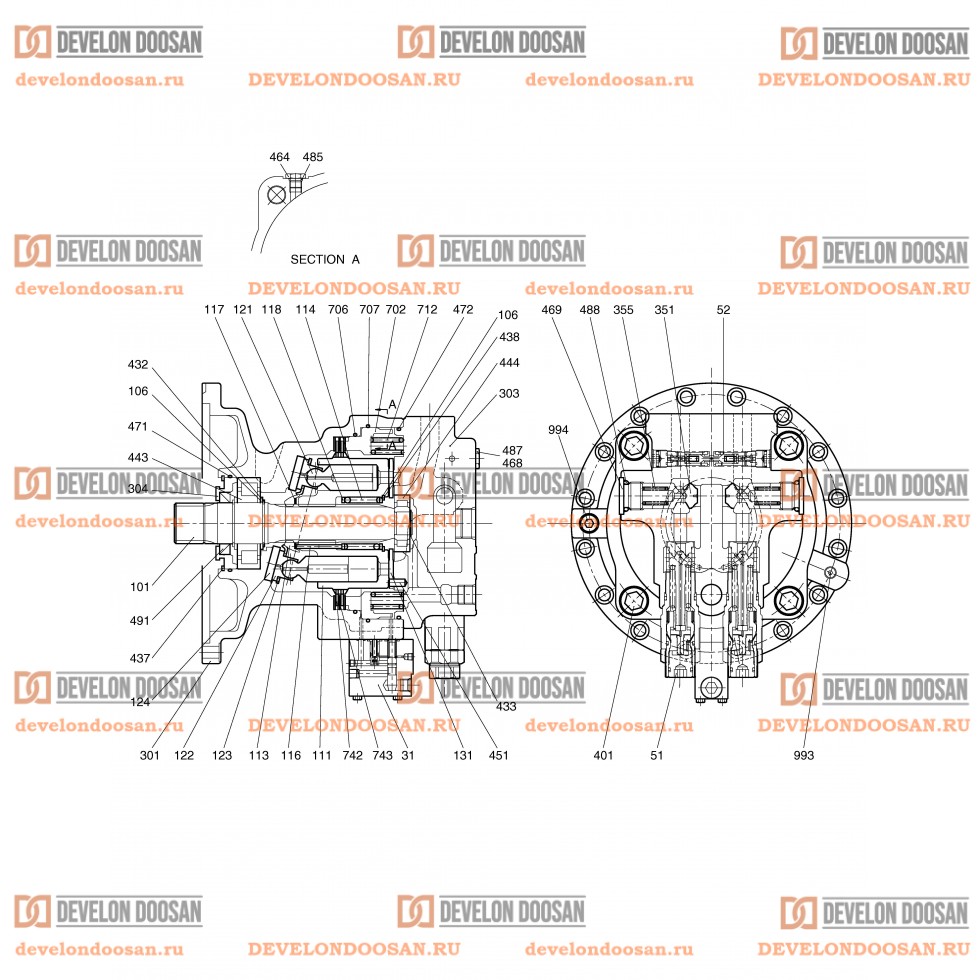4130 SWING MOTOR