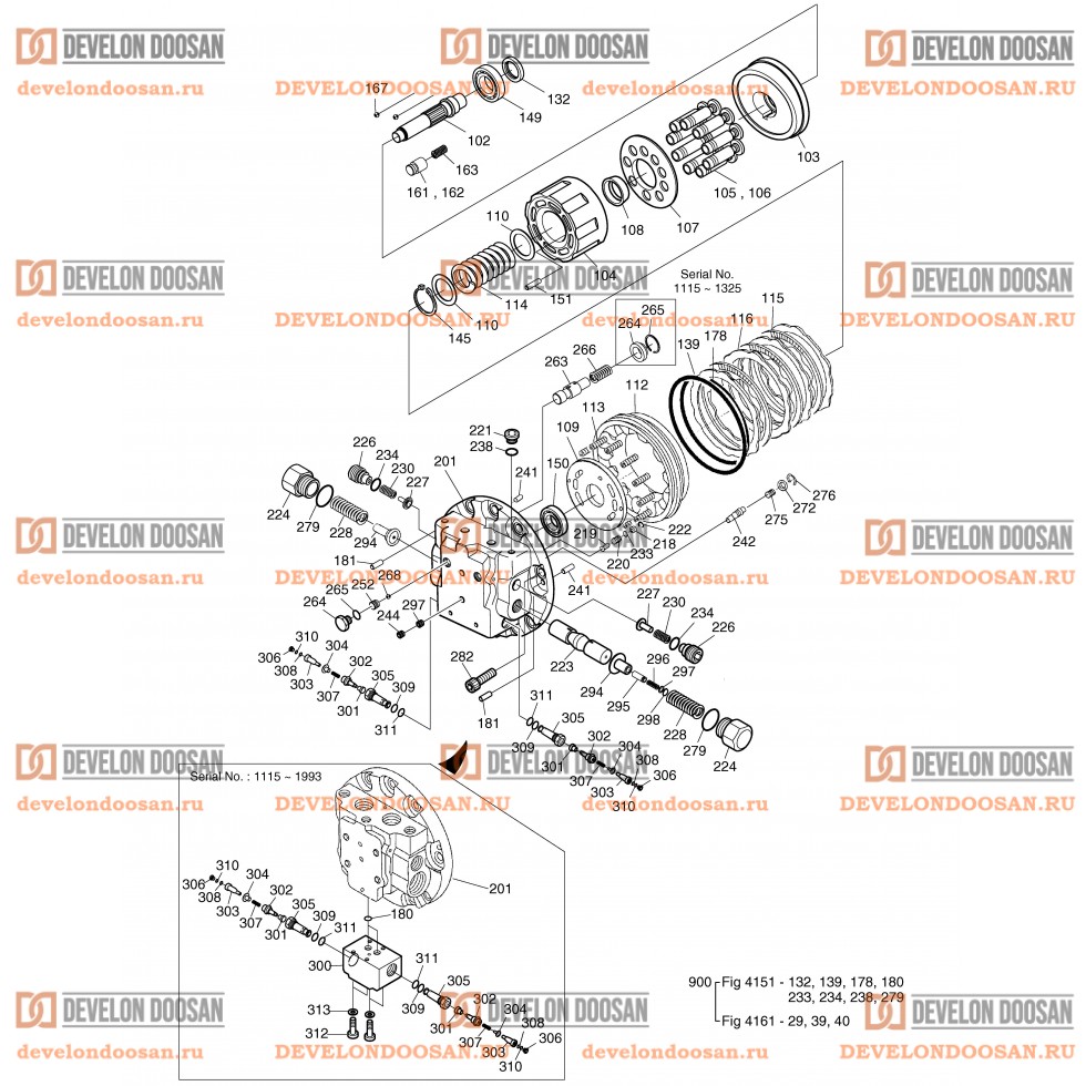 4151 TRAVEL MOTOR [1115~]
