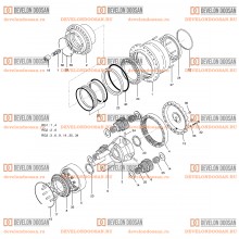 4161 TRAVEL REDUCTION GEAR [1115~]