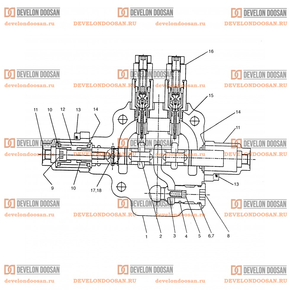 4195 CONTROL VALVE-ARTI.BOOM  [ 1001~1819 ]