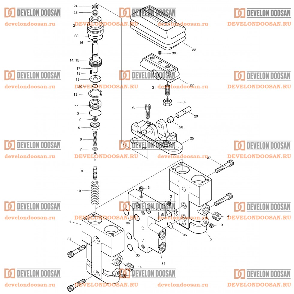 4220 PEDAL VALVE