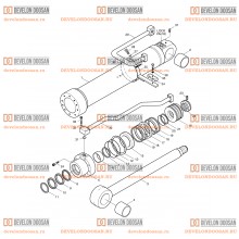 4300 BOOM CYLINDER(L.H)-LOCK VALVE