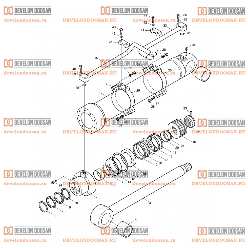 4330 BOOM CYLINDER(L.H)-ARTI.BOOM