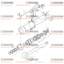 4360 BOOM CYLINDER(L.H)-L/V FOR ARTI.BOOM