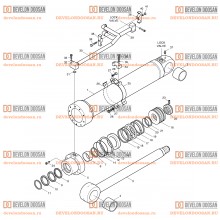 4370 BOOM CYLINDER(R.H)-L/V FOR ARTI.BOOM