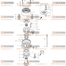 4450 SWING REDUCTION GEAR - OPTION