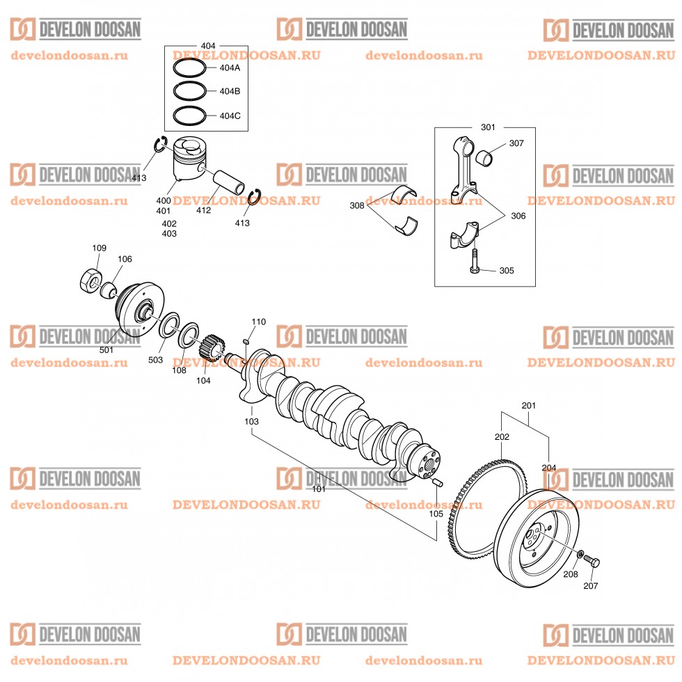 004 CRANK SHAFT