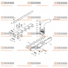 014 INTAKE & EXHAUST MANIFOLD