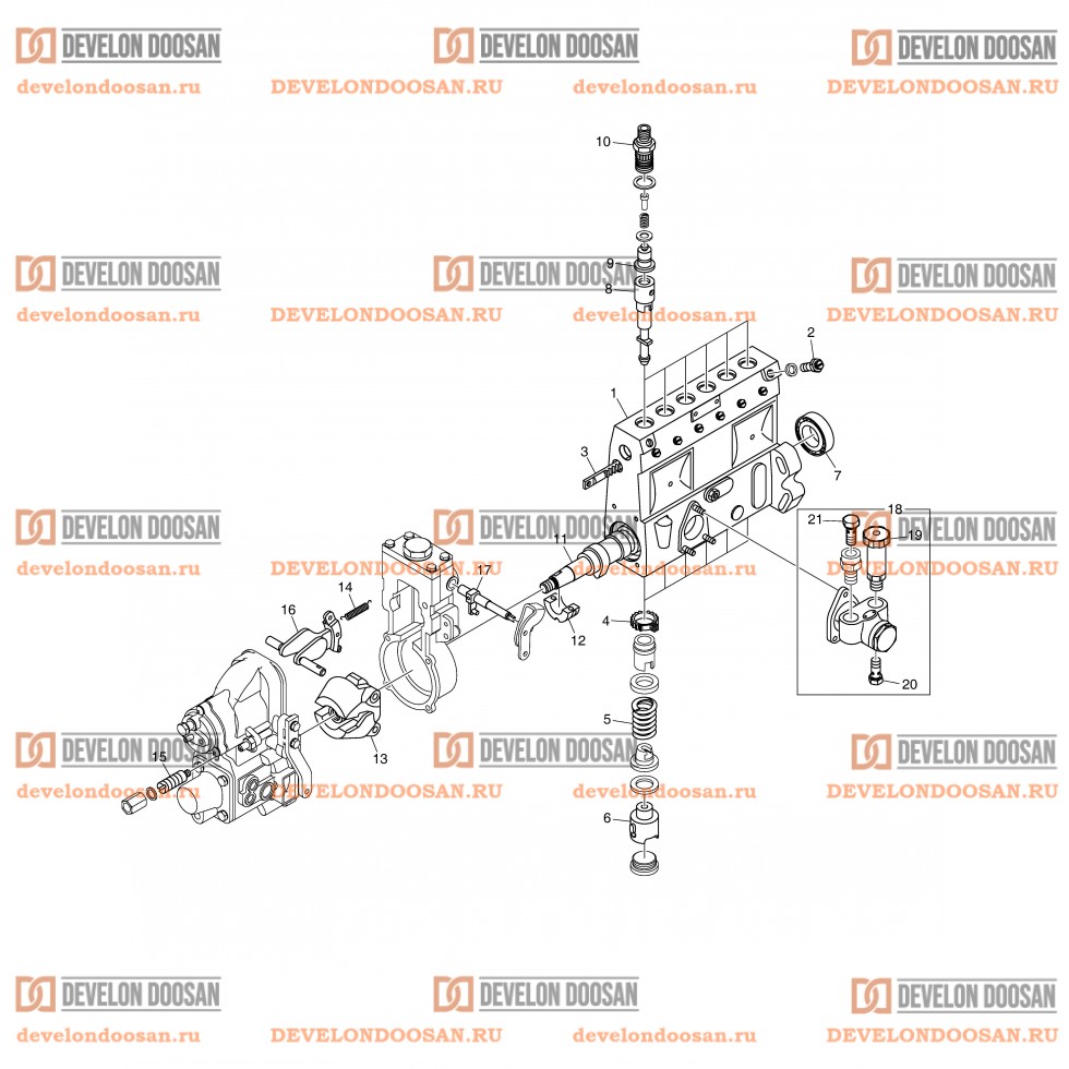 016A FUEL INJECTION PUMP INNER PARTS