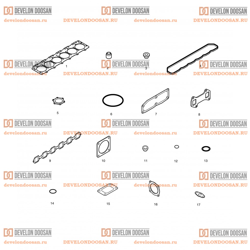 020 OVER HAUL GASKET KIT-TOP