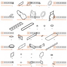 021 OVER HAUL GASKET KIT-ALL