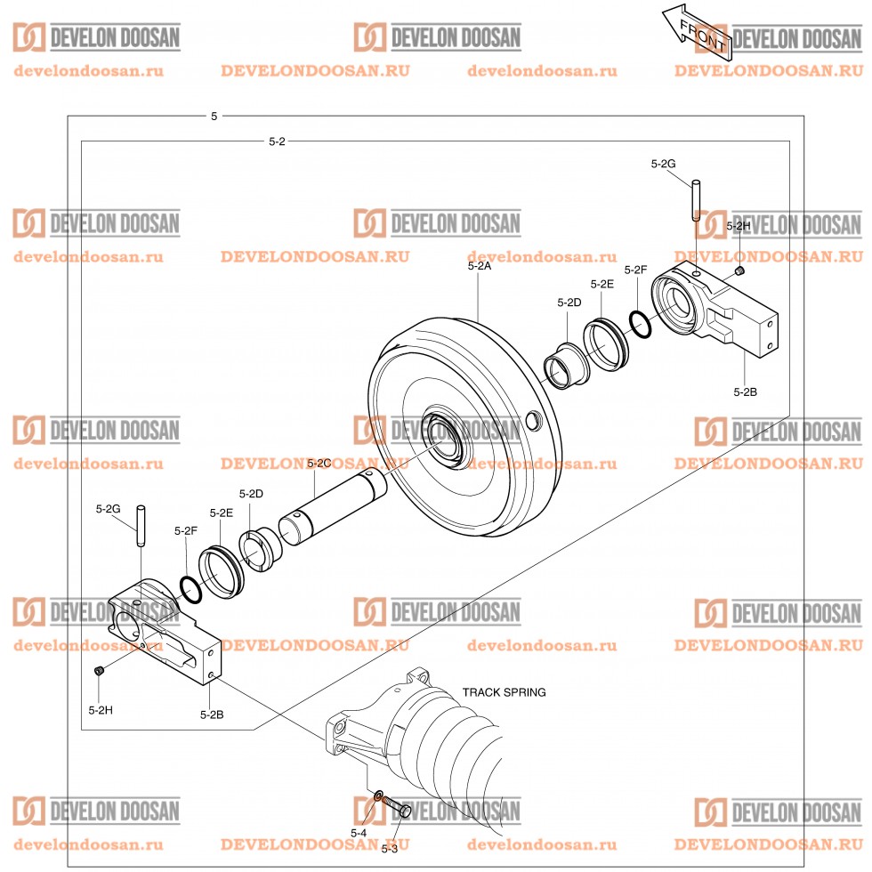 2120 IDLER(DX225LCA)