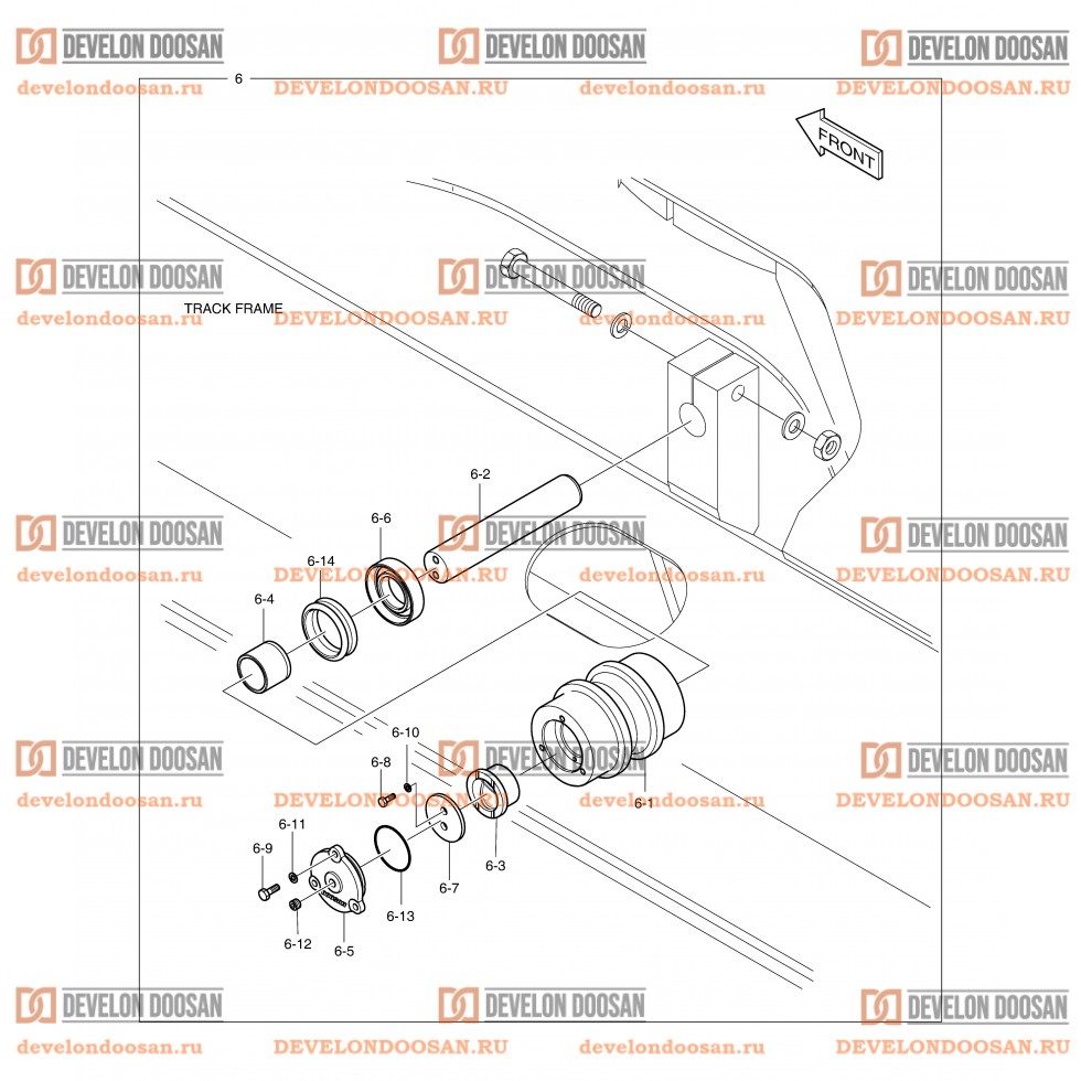 2140 UPPER ROLLER  [ 5001~6978 ]