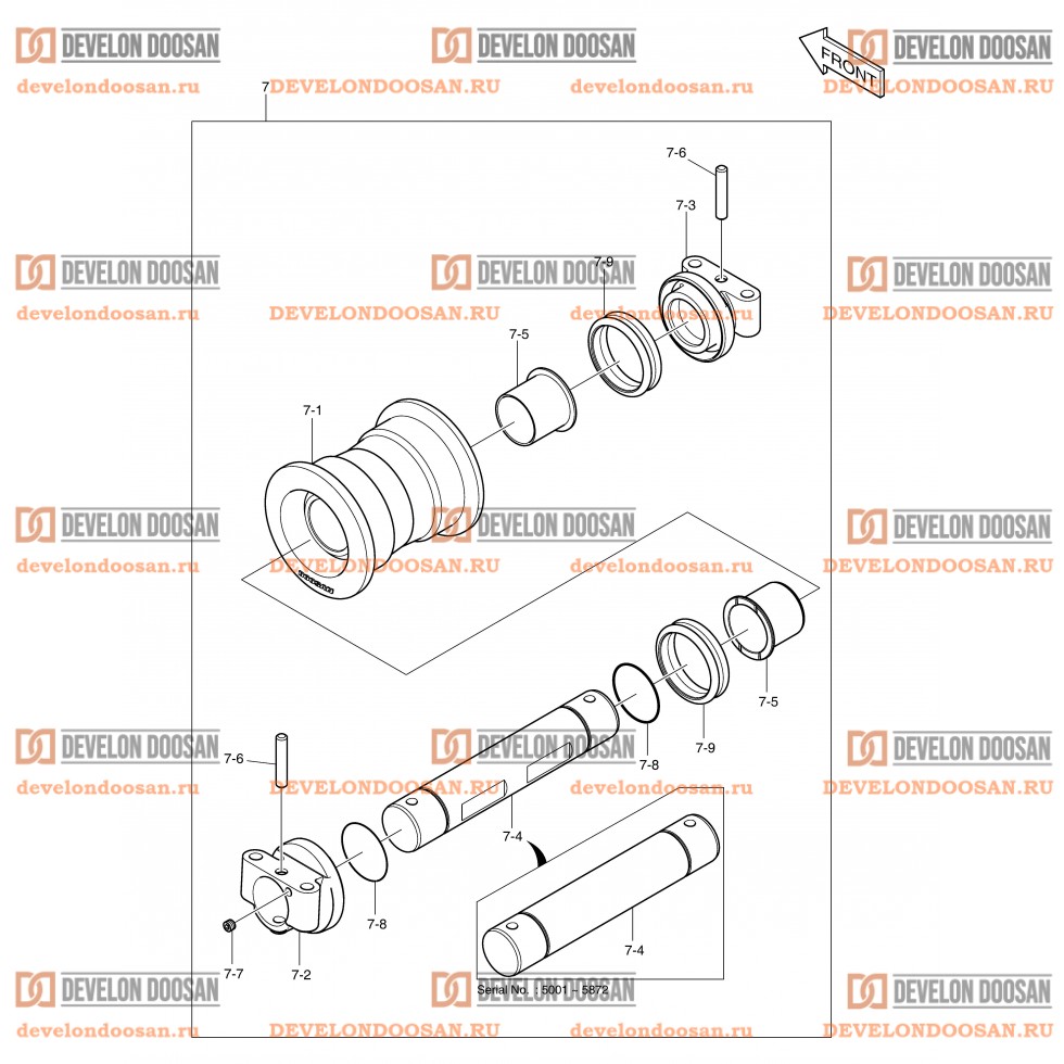 2150 LOWER ROLLER