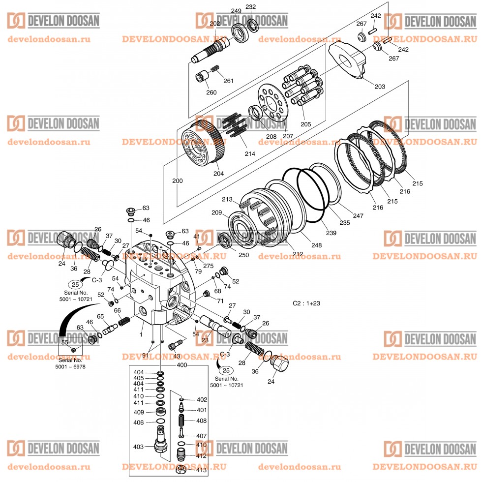 4150 TRAVEL MOTOR