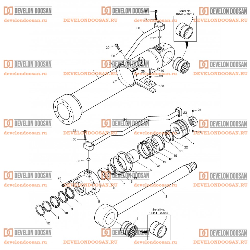 4231 BOOM CYLINDER - L.H. [18444~]