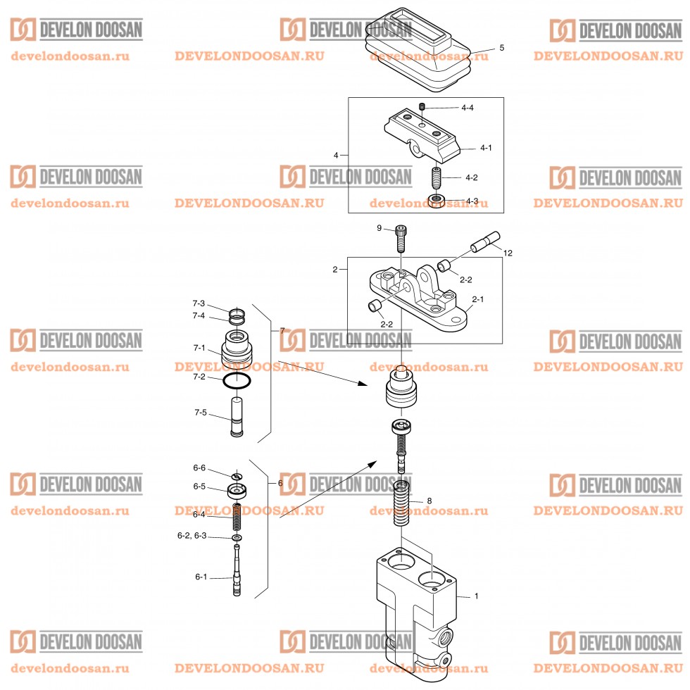 4270 PEDAL VALVE - TWO WAY