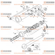 4290 BUCKET CYLINDER - ARM 3.5m [5001~18443]