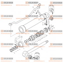 4331 ARM CYLINDER - LOCK VALVE [18444~]
