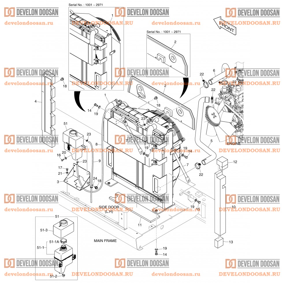 1130 RADIATOR MOUNTING