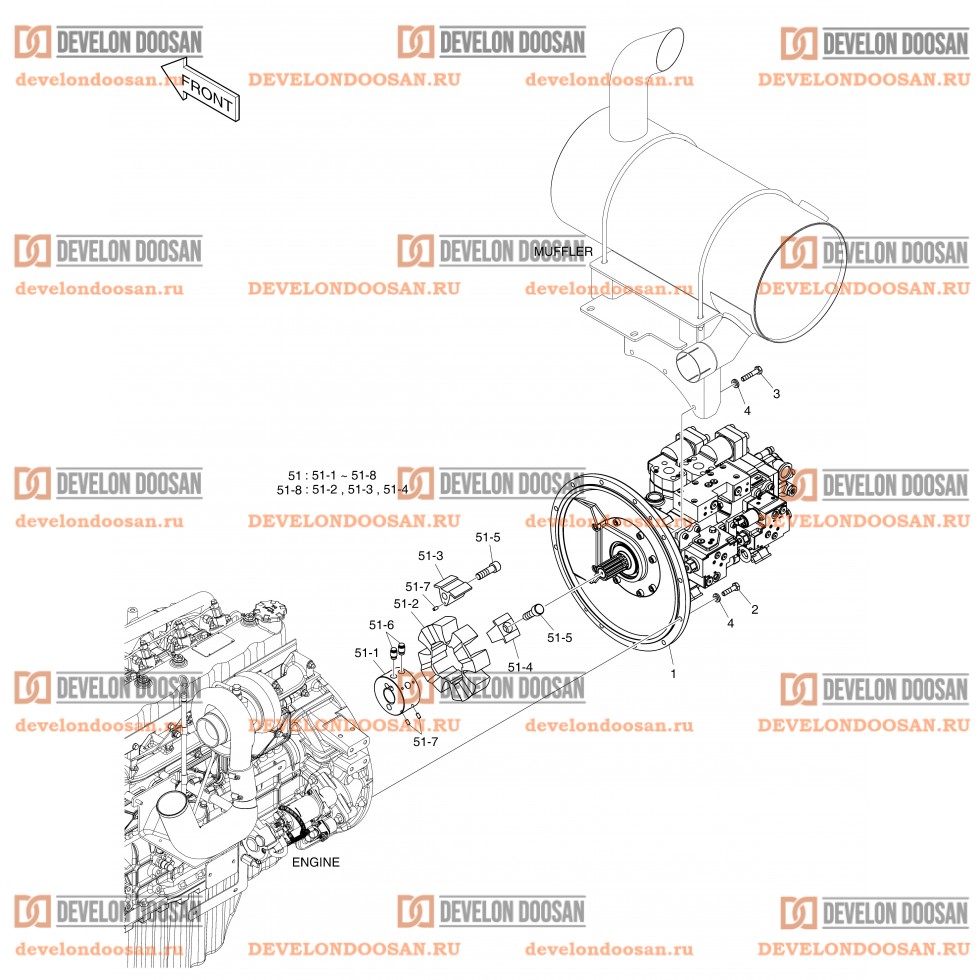 1180 PUMP MOUNTING