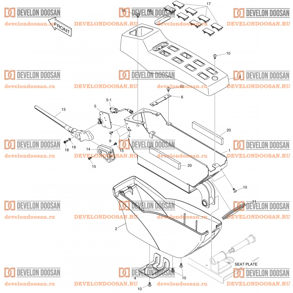 1410 CONTROL STAND - L.H