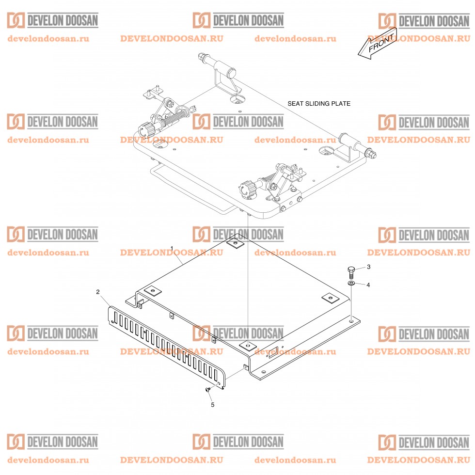 1440 SEAT PLATE
