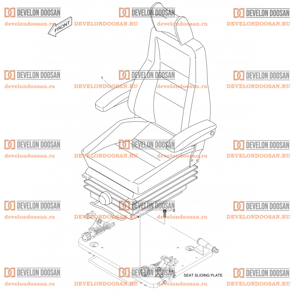 1450 SEAT MOUNTING