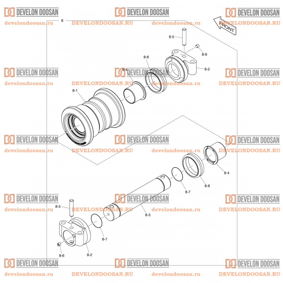 2170 LOWER ROLLER  [ 1001~3310 ]  [ 20001~20006 ]