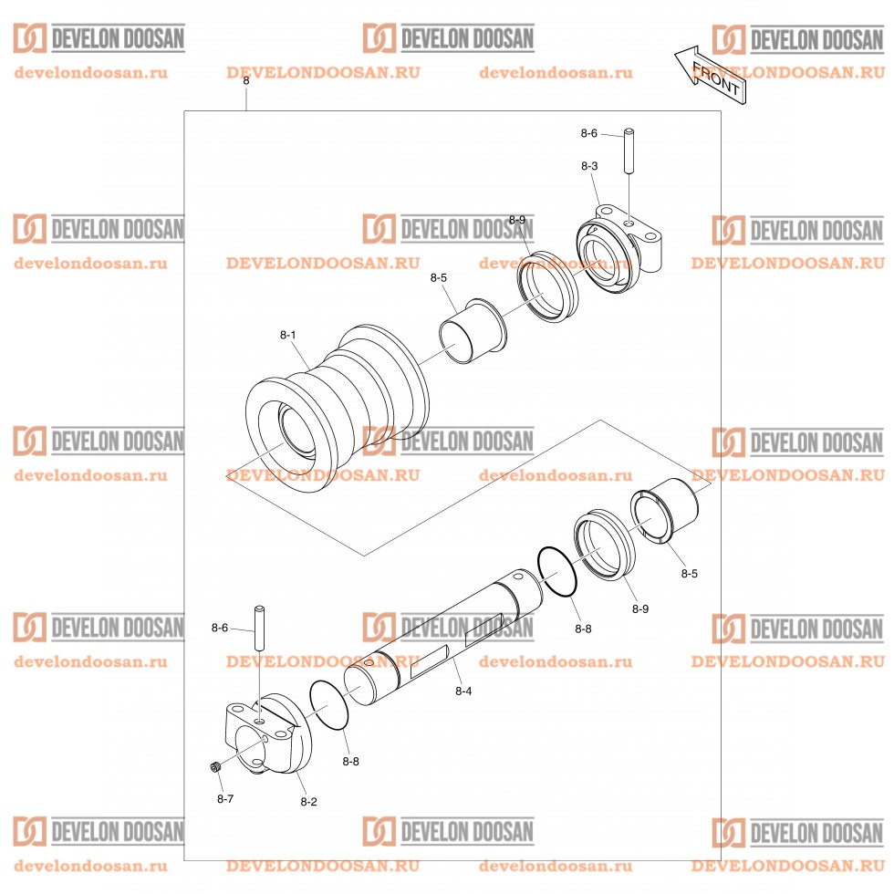 2171 LOWER ROLLER  [ 3311~ ]  [ 20007~ ]