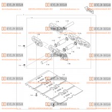 2181 TRACK SHOE ASS`Y - 600G(DX225LCA-7M)  [ 3311~ ]  [ 20007~ ]