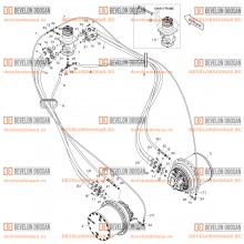 2190 TRAVEL PIPING - LONG(DX225LCA-7M)