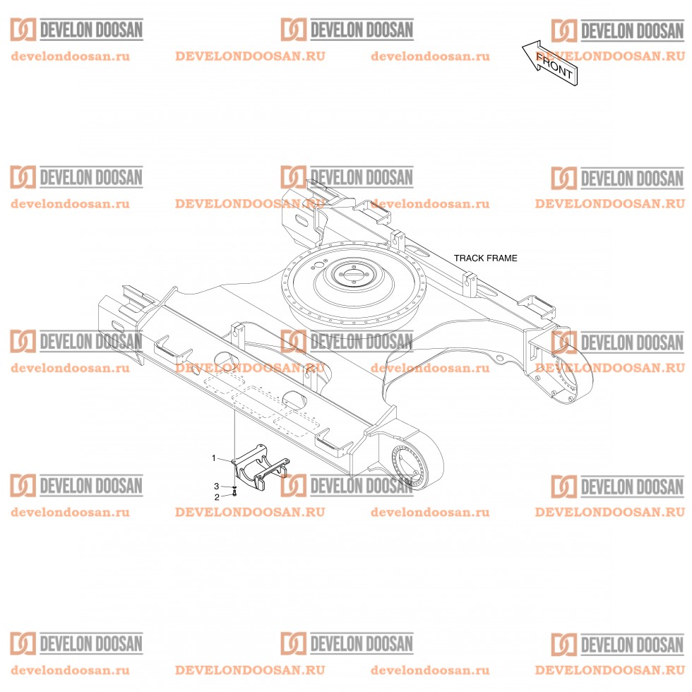 2220 TRACK GUARD - SHORT(DX200A-7M)