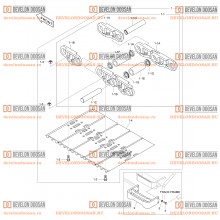 2230 TRACK SHOE ASS`Y - 800G(DX200A-7M)