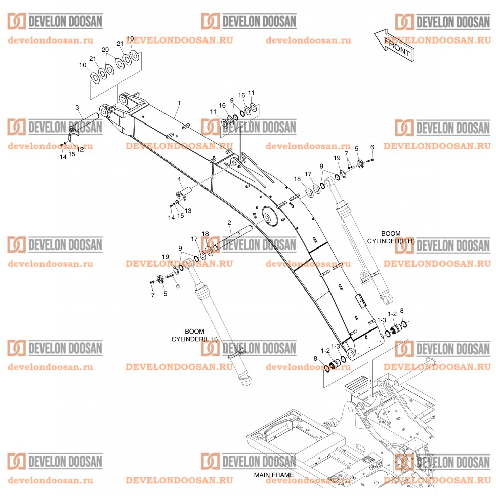 3110 BOOM - 5.7M - H.D TYPE