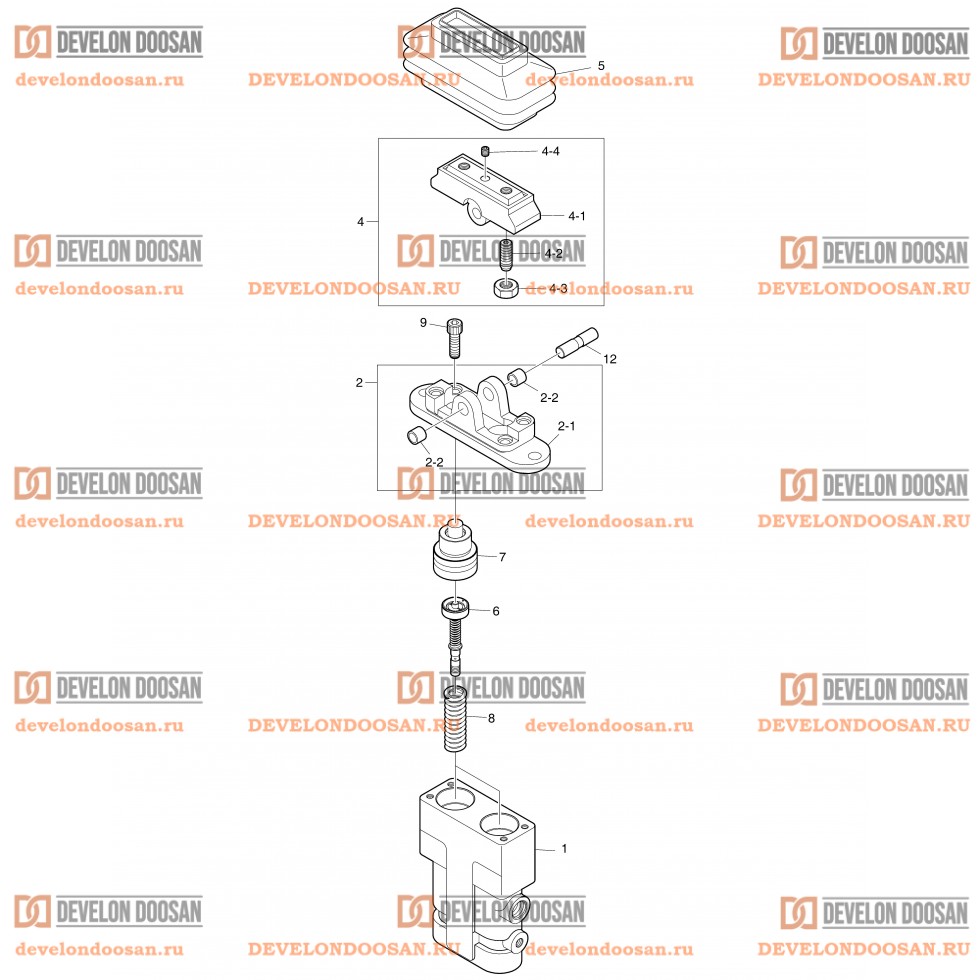4220 PEDAL VALVE - ROTATING