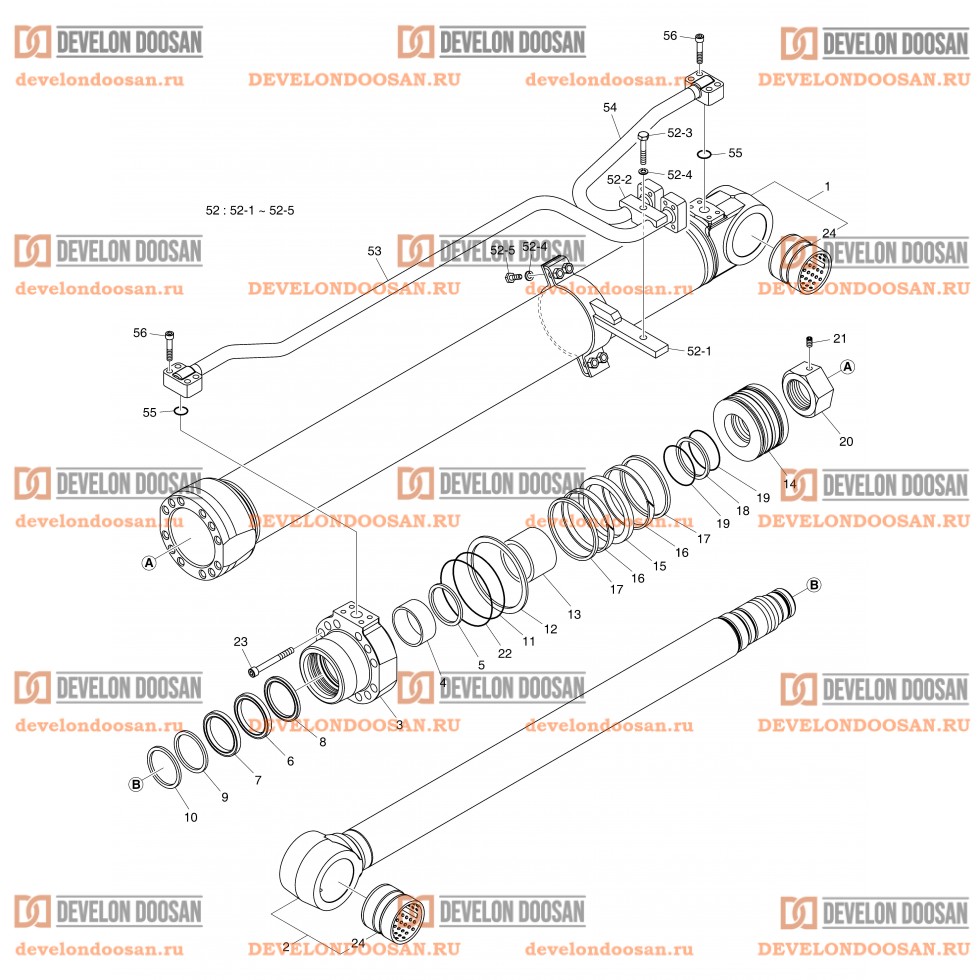 4271 BOOM CYLINDER - L.H(DX225LCA-7M) [3273~] [20007~]