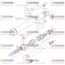 4301 BOOM CYLINDER - R.H(DX200A-7M) [3437~] [20007~]