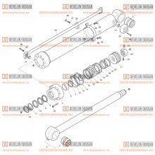 4340 BUCKET CYLINDER - ARM 2.4m  [ 1001~3355 ]  [ 20001~20006 ]