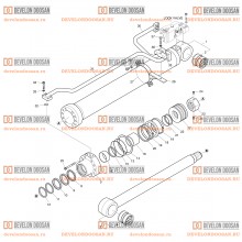 4380 BOOM CYLINDER(L.H)-LOCK V/V(DX200A-7M)