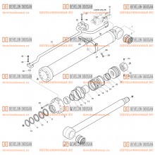4390 BOOM CYLINDER(R.H)-LOCK V/V(DX200A-7M)