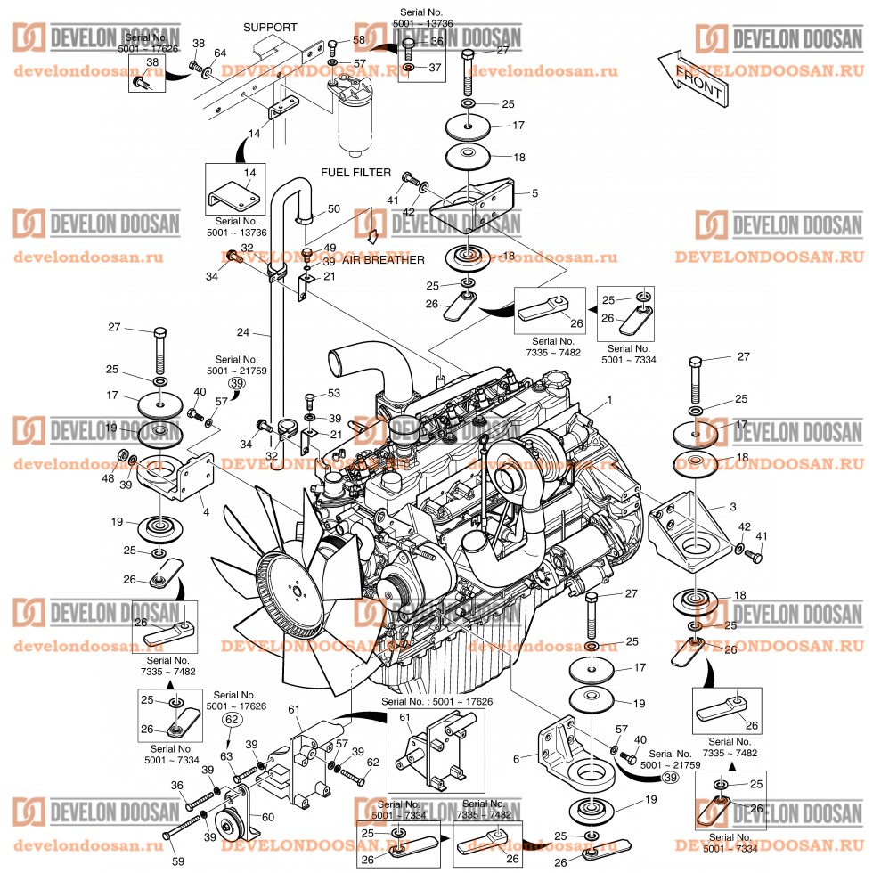 1120 ENGINE MOUNTING