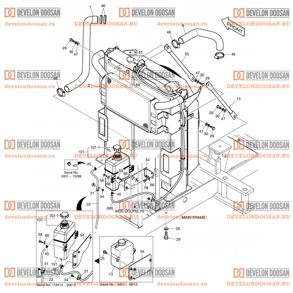 1130 RADIATOR MOUNTING