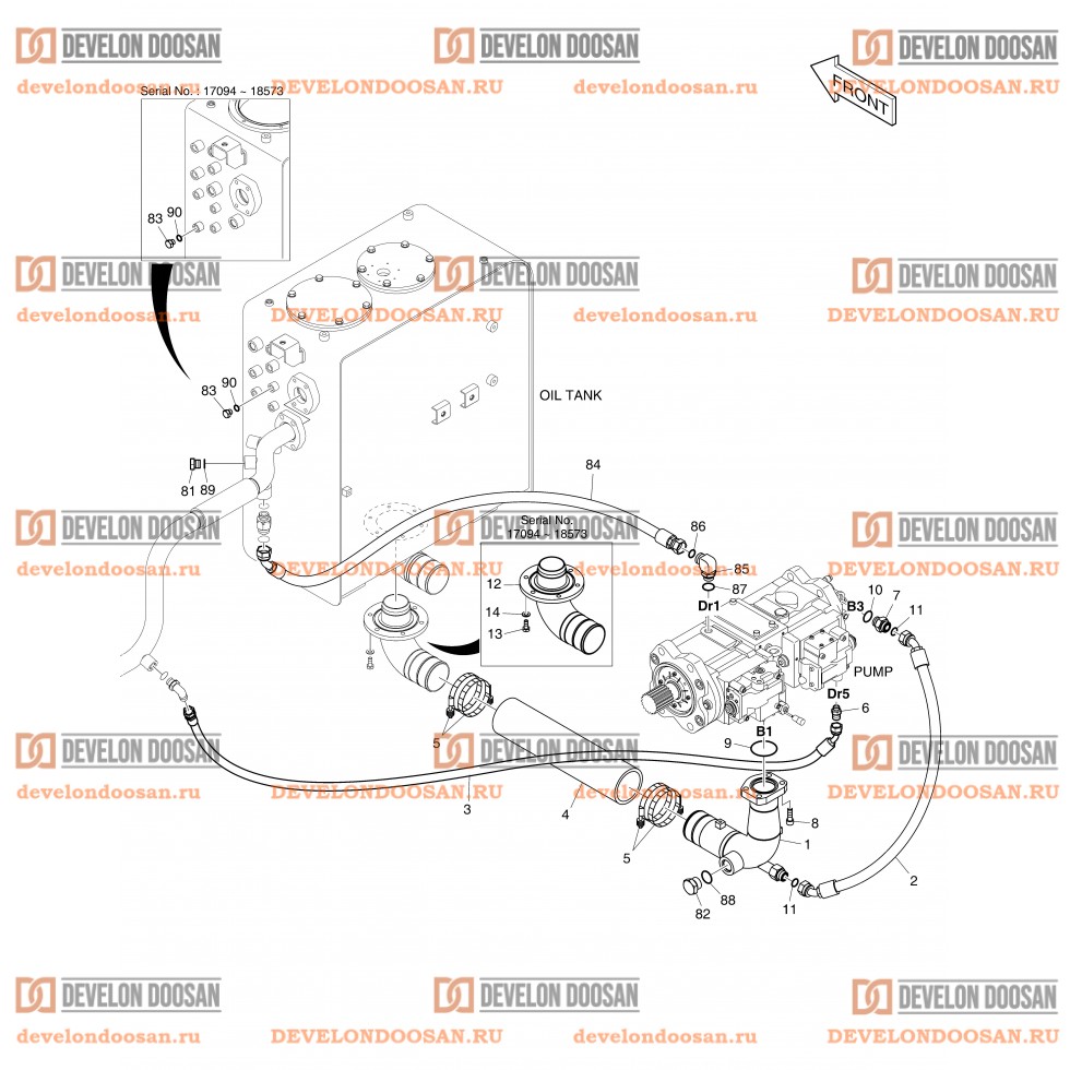 1231 OIL COOLER PIPING(1)  [ 17094~ ]